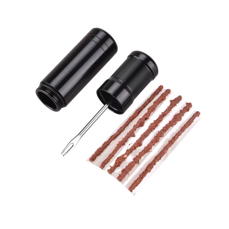 Kit de Réparation de Vélo Tubeless, Bouchon SlDPPlug, Bandes de Bcopropriété en Caoutchouc et Outil 