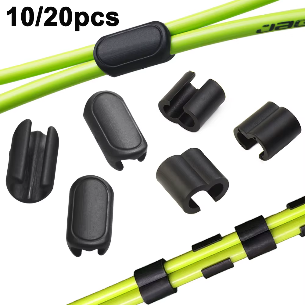 Lot de 10 pièces de supports de freins à disque hydrauliques pour vtt et vélo de route, Guide de câb