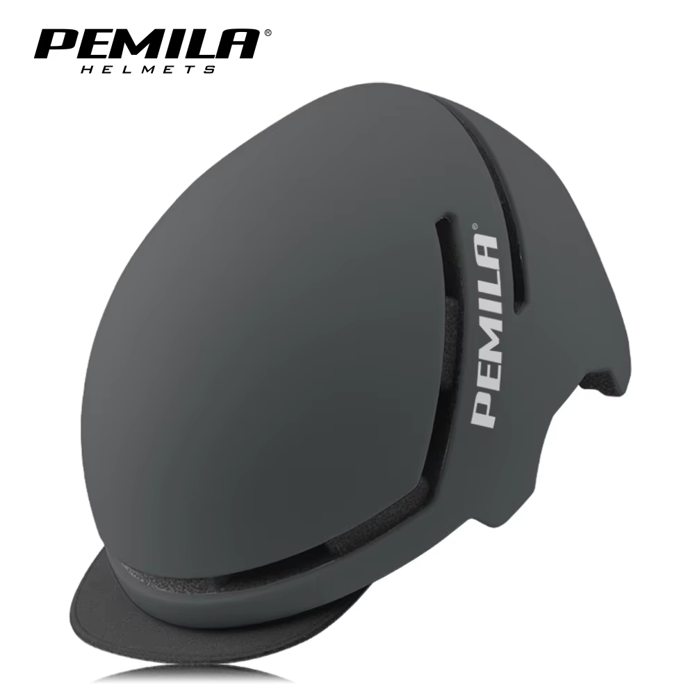 PEMILA-Casque de vélo urbain CommPiedmont avec grill, chapeau avant-toit pliant, scooter, assistance