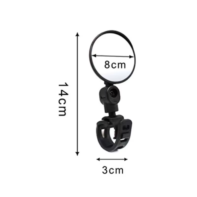 Rétroviseur grand Angle rotatif réglable pour guidon de vélo de route, accessoires de sécurité