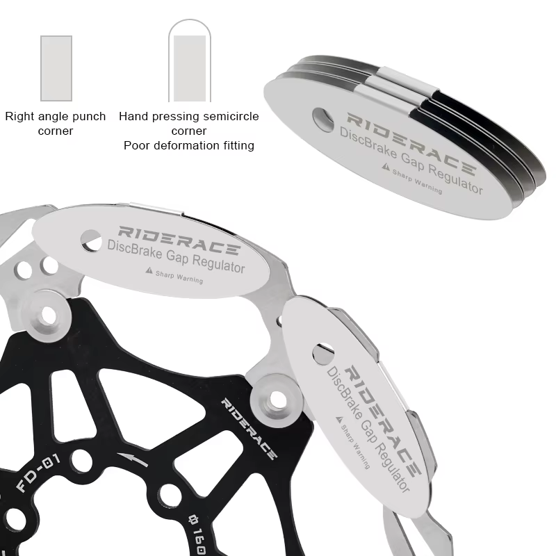 Plaquettes de frein à disque de vélo, outil de réglage, montage en acier inoxydable, frein à disque
