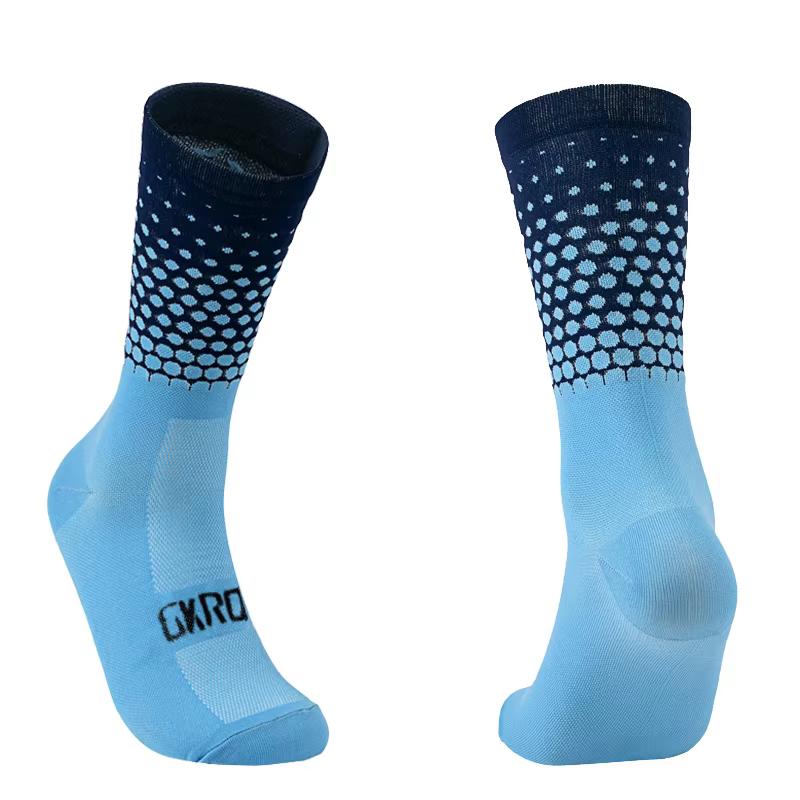 Hommes chaussettes de cyclisme professionnel route vtt vélo femmes Compression course en plein air u