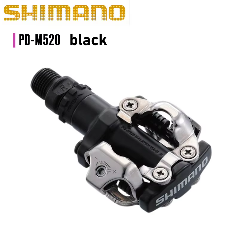 Pédales VTT SHIMANO M520 M540 M8100 M9100 XTR SPD, pédales de vélo de montagne sans clip pour le cyc