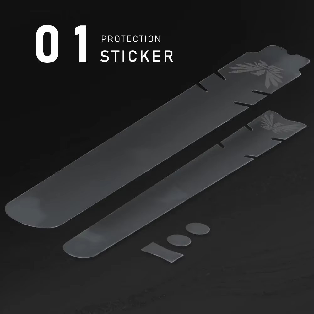 Autocollants de Protection de cadre de vélo en PVC, anti-rayures, imperméables, autocollants de Prot