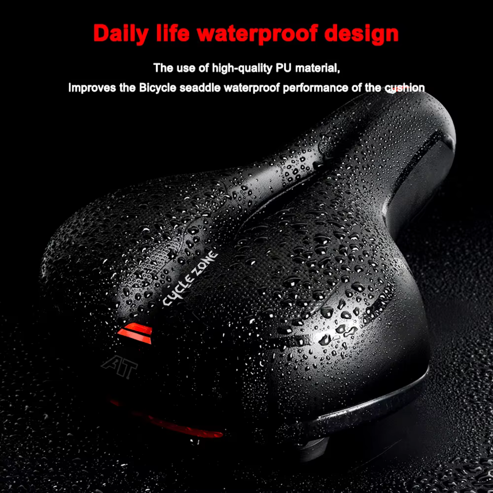 Selle Creuse Respirante de Vélo de Route et VTT pour Homme et Femme, Absorbe les Chocs, Confortable,