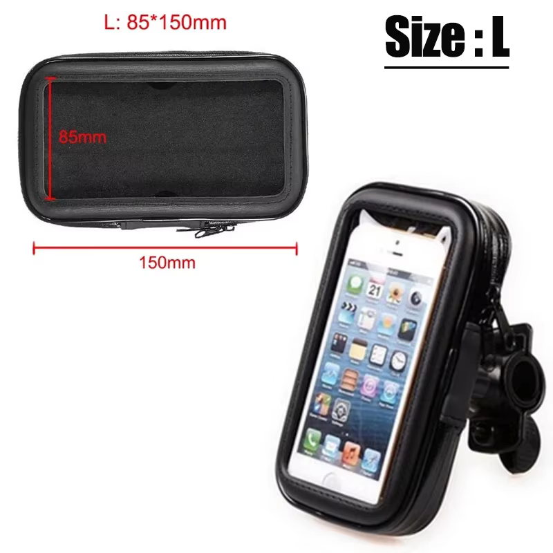 Support de téléphone étanche pour guidon de vélo et moto, étui pour iPhone 16 Pro Max 15 et Samsung