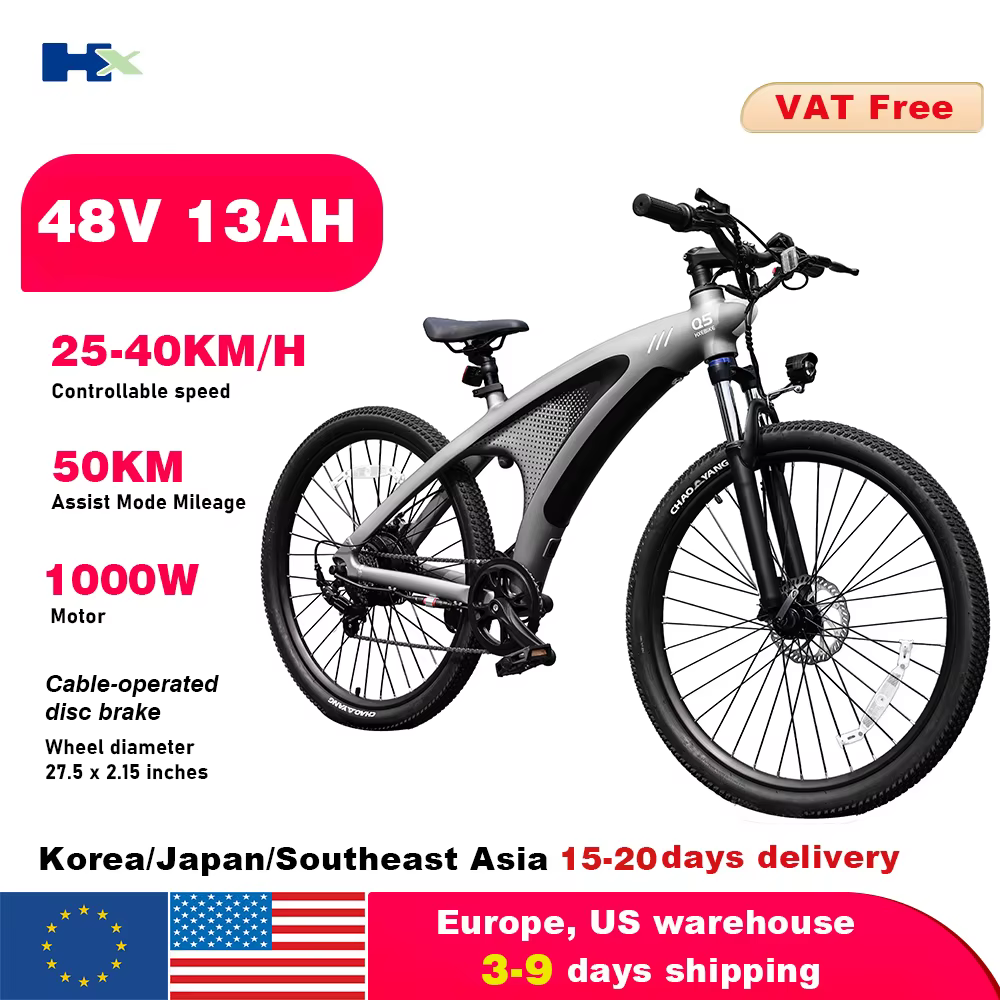 HX Q5 E vélo 2000W adultes vélo électrique 2000W 48V 20AH 27.5 pouces vélo électrique ville E vélos 