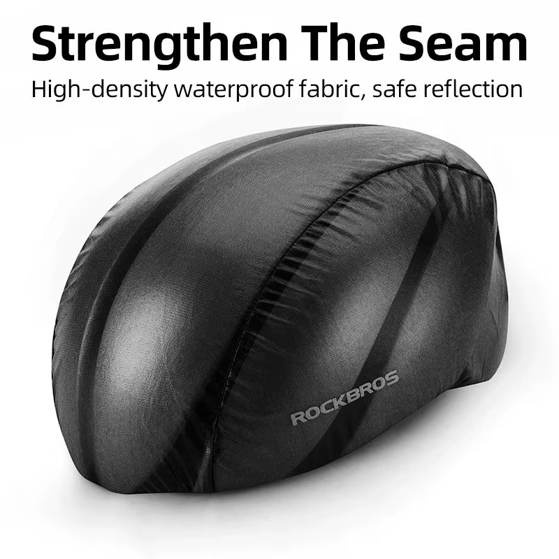 ROCKBROS – housse de protection pour casque de vélo, imperméable à l'eau, anti-poussière, pour vtt e