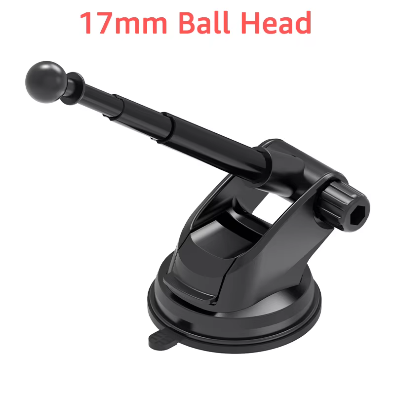 Base de tête sphérique à ventouse de 17mm, avec bras télescopique en alliage d'aluminium pour tablea