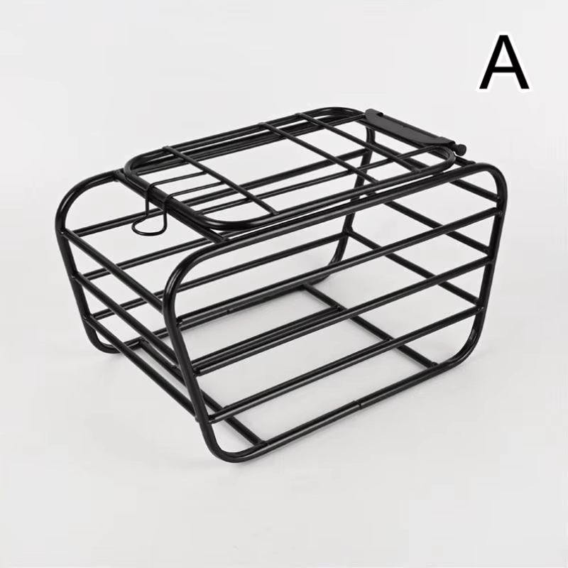 Panier de vélo 2-en-1 pour chien, pour porte-bagages arrière, panier de transport pour animaux de co