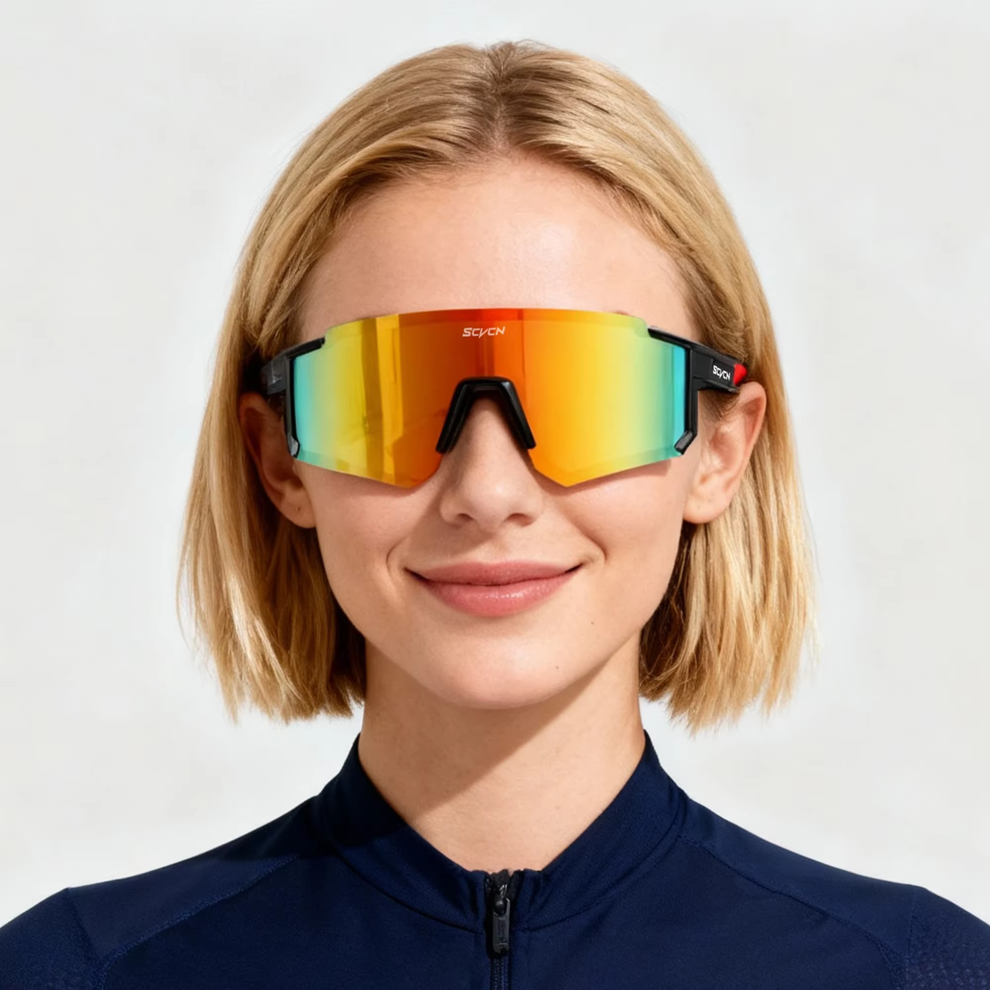 SCVCN hommes vélo cyclisme lunettes femmes UV400 Protection lunettes d'équitation en plein air condu