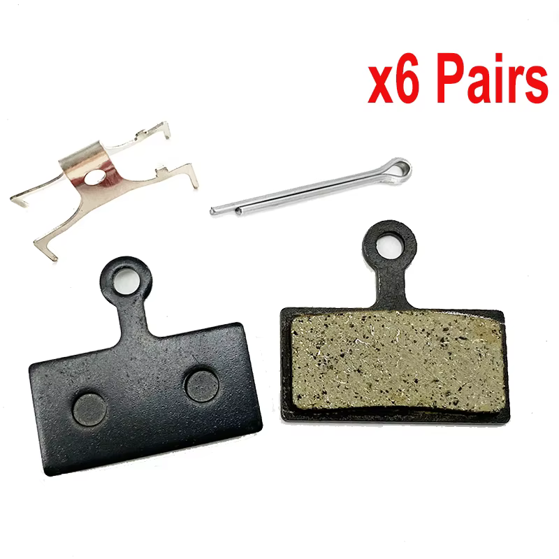 6 paires de plaquettes de frein à disque en résine pour vélo, pour G01S G02S G03S G02A Shimano XT XT