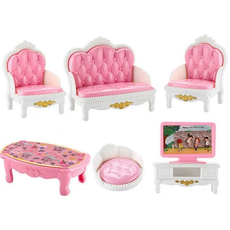 Ensemble de meubles miniatures pour la maison, accessoires de beurre pour chambre à coucher, salon, 