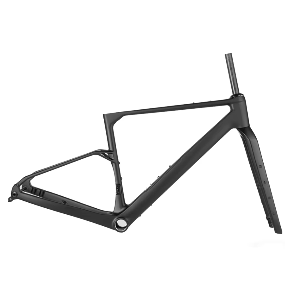 Cadre de vélo en gravier de carbone G50 2026 700C * 50C UDH, câble interne complet, frein à disque,