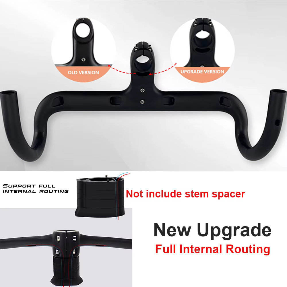 RXL SL guidon en carbone intégré OD2 28.6/31.8mm barre de poignée de vélo de route routage interne g