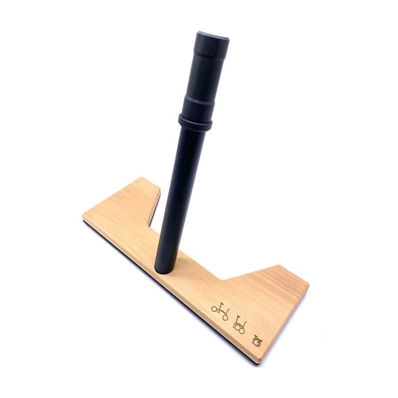 Support de stationnement pour Brompton, support de réparation de vélos, placage de bois, Base en all