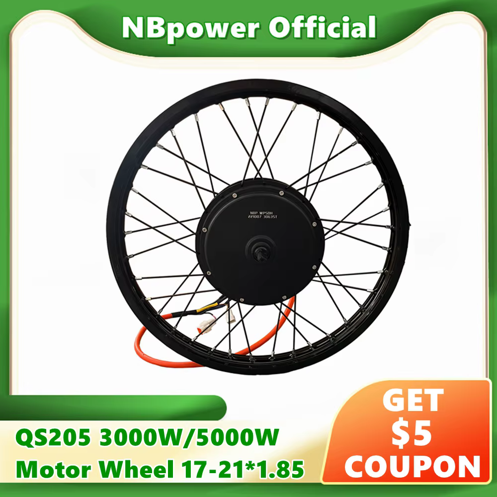 NBpower-Moteur de moyeu de roue arrière de moto électrique, moteur de moyeu de vélo électrique, patt