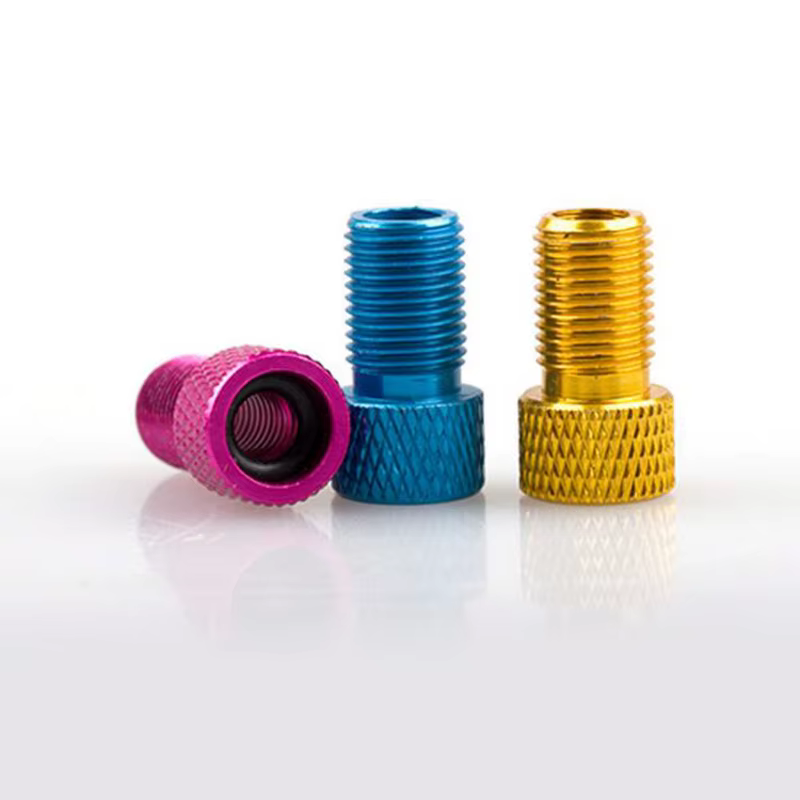 Adaptateur de Valve de vélo en alliage d'aluminium, conversion Presta en Valve Schrader, pompe à vél