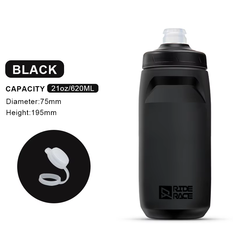 Bouteille d'eau pour vélo 620/750ML, légère, en PP5, grande capacité, équipement de cyclisme portabl