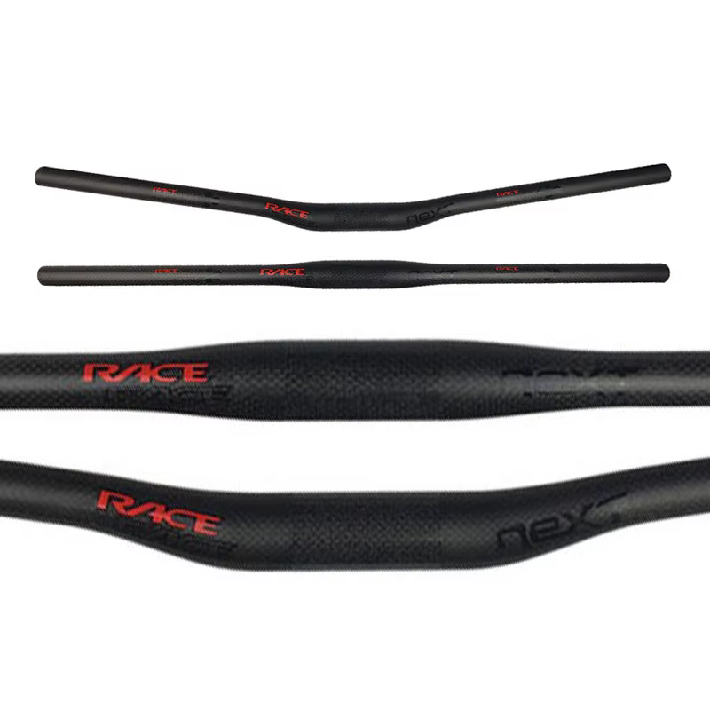Race Face NEXT VTT 3K fibre de carbone plat Horizontal guidon de vélo en carbone pièces de vélo vtt