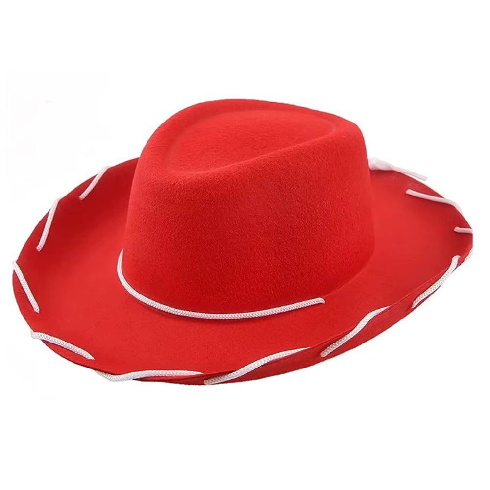 Chapeau de cowboy amusant, accessoire de cosplay, chapeau de princesse en feutre réglable, accessoir