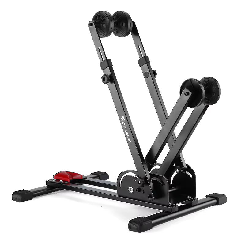 WEST BIKIN – support de stationnement pour vélo 3 en 1, support de sol pliable pour vélo de 24 à 29