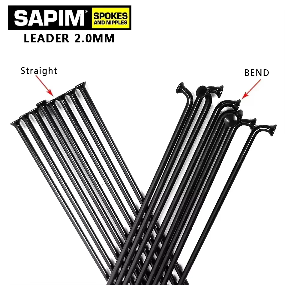 SAPIM – rayon de vélo 2.0 rond en forme de J, tête de traction droite, 100-310mm, choix gratuit, liv