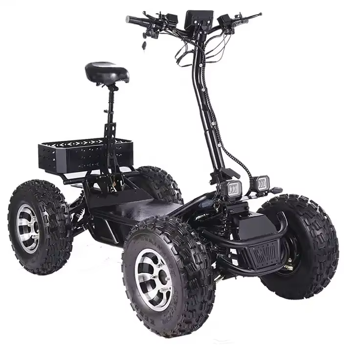 20 pouces tout Terrain 4x4 hors route Scooter électrique 8000W60V Scooter de mobilité électrique 4 r