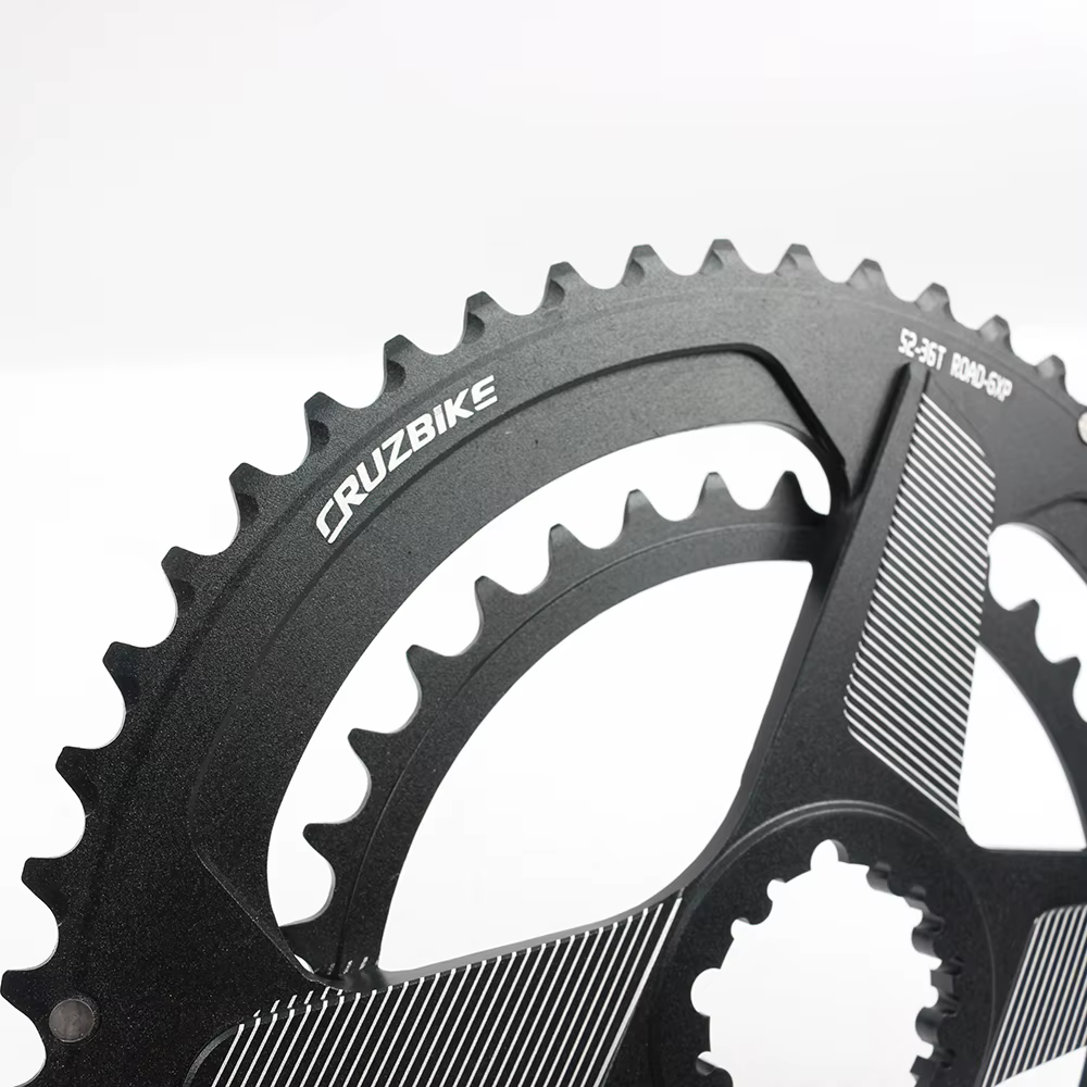 CRMERCEDES-Couronne de vélo à double disque JOWheel, plateau de vélo de route, pédalier à 8 vitesses