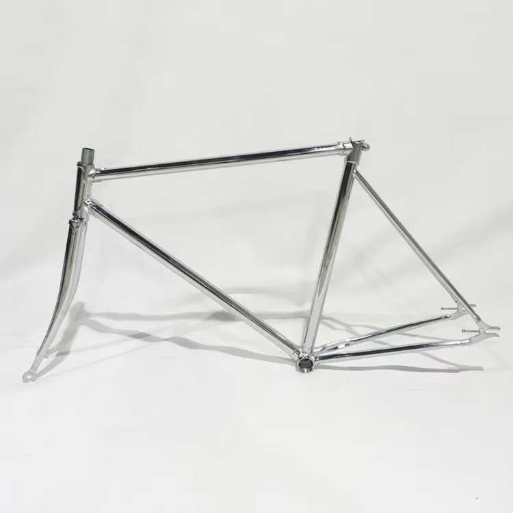Cadre de vélo Vintage rétro argent 700C, 52cm, vitesse unique, Fixie Commuter Lady, pièces de cyclis