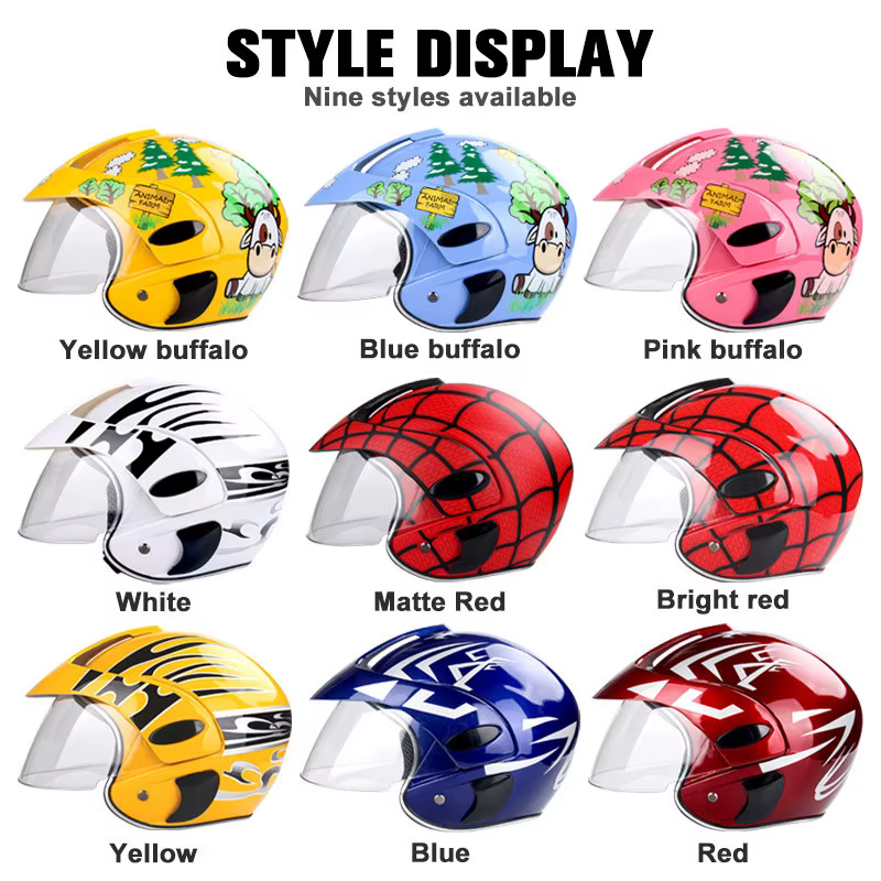 Casque de vélo enfant 3-9 ans Abs unisexe sécurité casque de Motocross Casco Motocross vélo descente