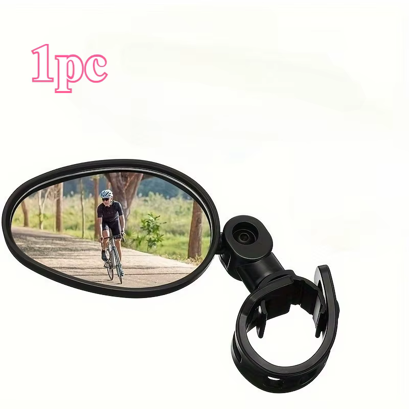 Rétroviseurs de vélo 1/2 pièces, rétroviseur ovale convexe en acrylique pour Cycling360 °   Rétrovis