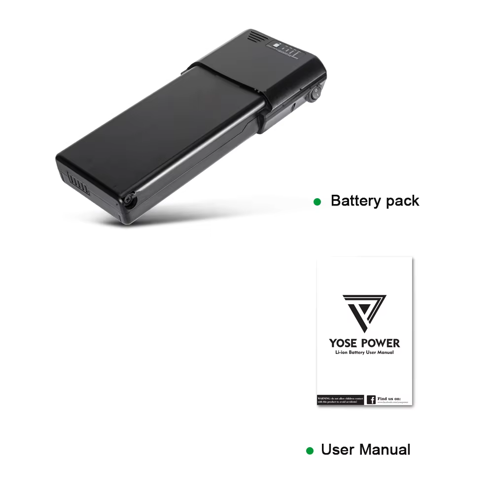 Phylion XH370-10J PortaPower Ebike batterie 36V 10.4Ah 14Ah 18650 batterie de vélo électrique au Lit