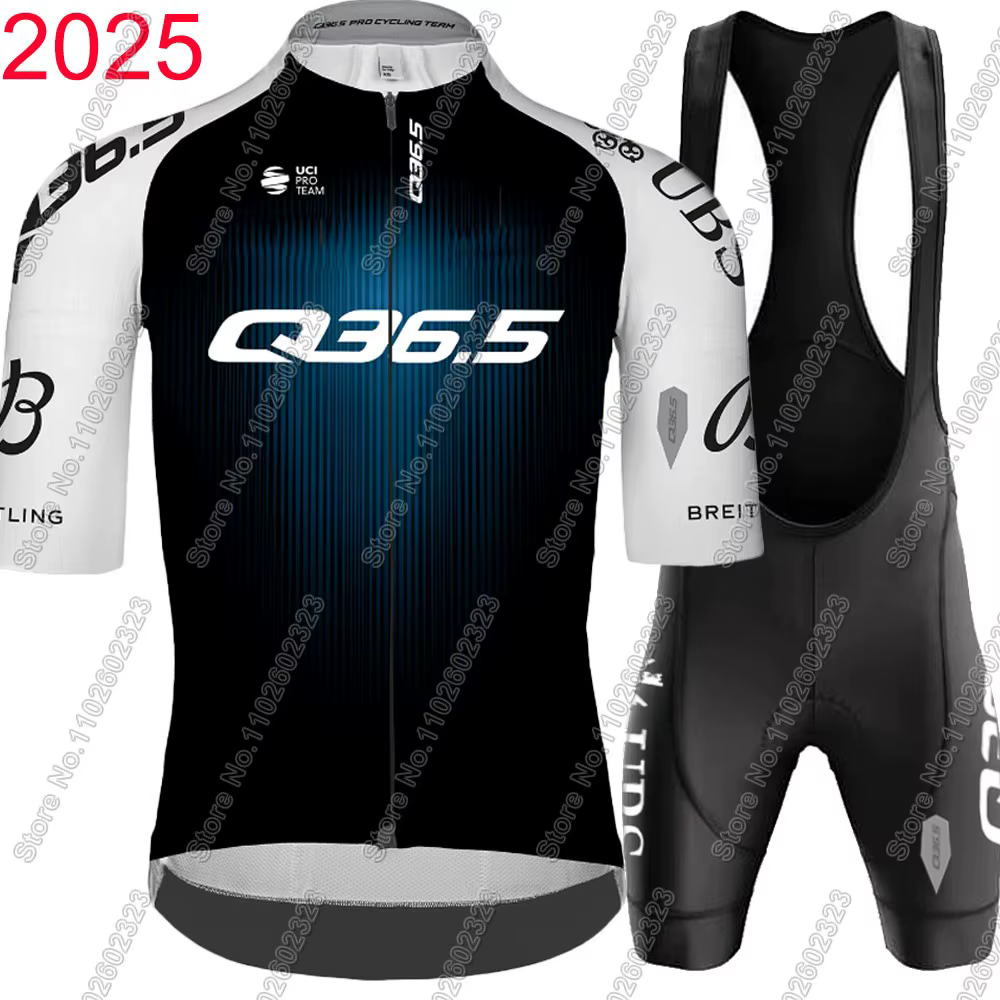 Ensemble de maillot de cyclisme Pro Team Q36.5 2026, manches courtes, vêtements de Suisse, chemises