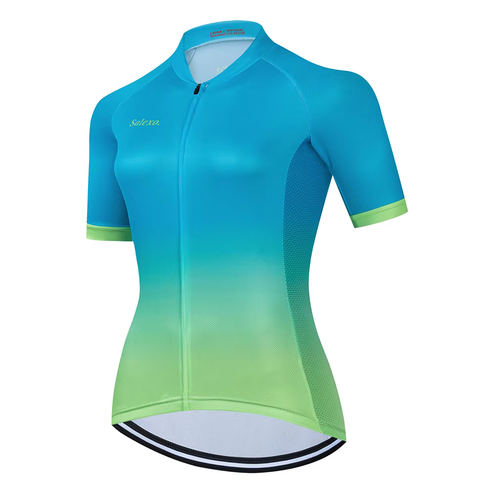 Maillot de cyclisme à manches courtes pour femmes, vêtements de vélo de course, nouvelle collection 