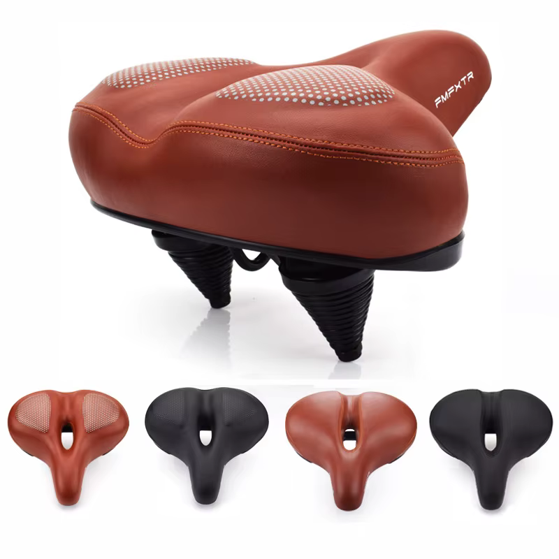 Selle de vélo souple en éponge épaisse, selle en Silicone longue Distance, coussin de siège de vélo 