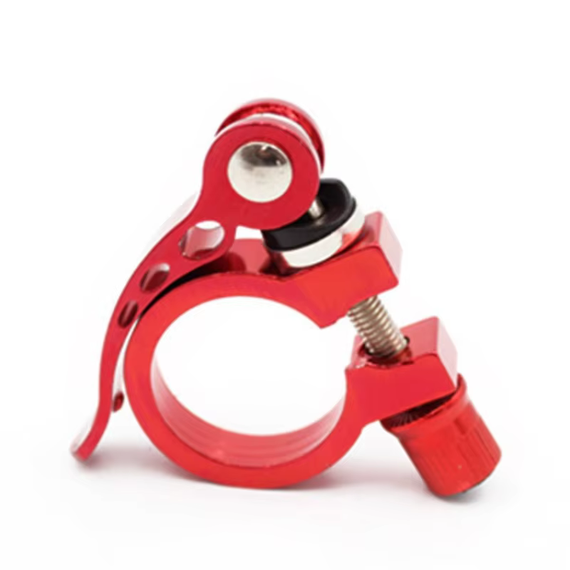 Pince de tige de selle de vélo de montagne, 25.4/28.6/31.8/34.9mm, pince de Tube de selle à dégageme