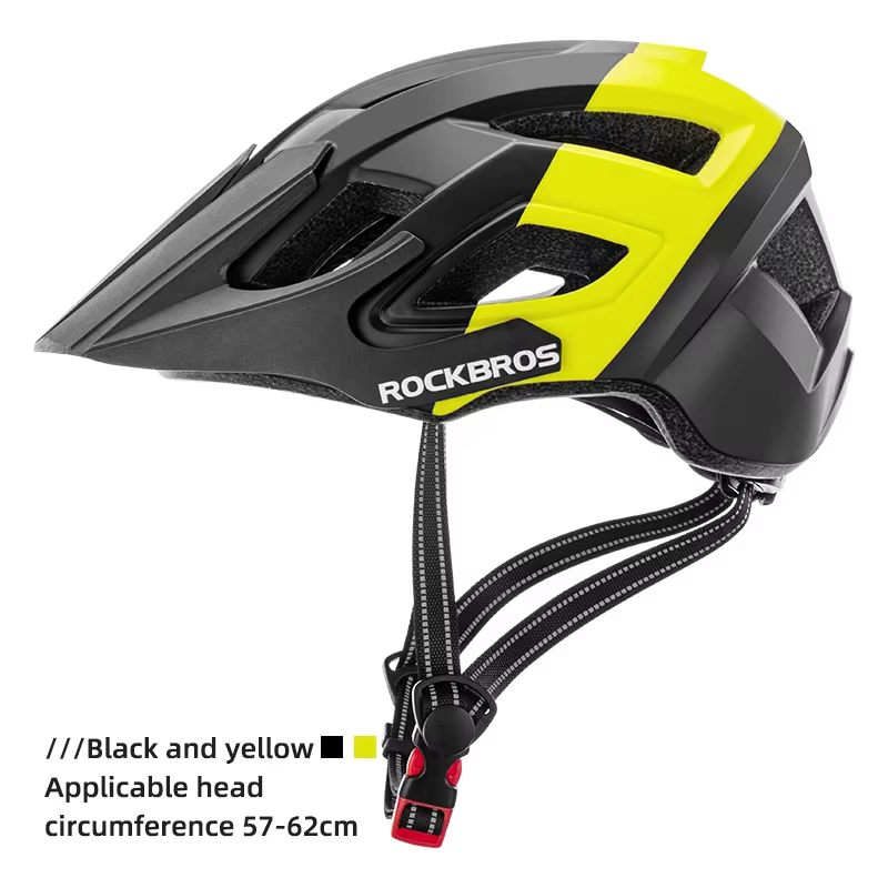 ROCKBROS casque de vélo respirant intégralement moulé casque de cyclisme antichoc vtt route hommes f
