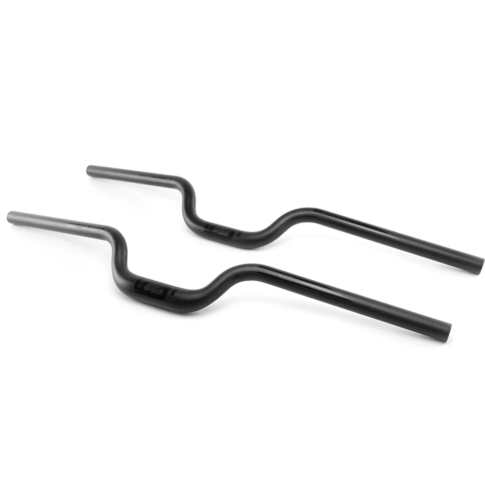 ULLICYC guidon de vélo pliant Ultra léger guidon BMX guidon pour enfants rehaussant 25.4mm/31.8mm 3K