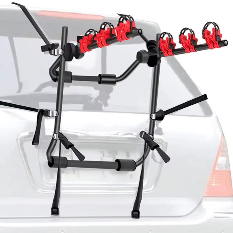 Porte-vélos arrière pour trois vélos, stable, robuste, durable, porte-vélos extérieur, accessoires d