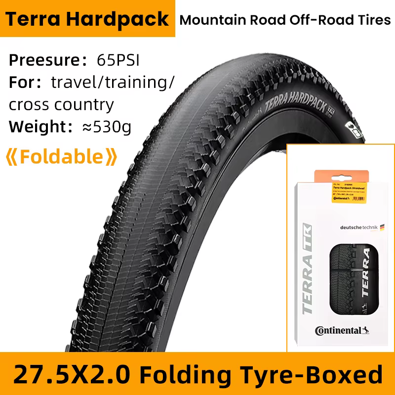 Pneu vtt Continental 29 27.5 Terra Hardpack ShieldWall Anti-crevaison pneu pliable vélo de montagne 
