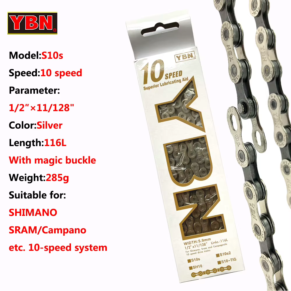 YBN – chaîne de vélo de route et de montagne, 10/11/12 vitesses, vtt 10v 11v 12v pour pièces SHIMANO