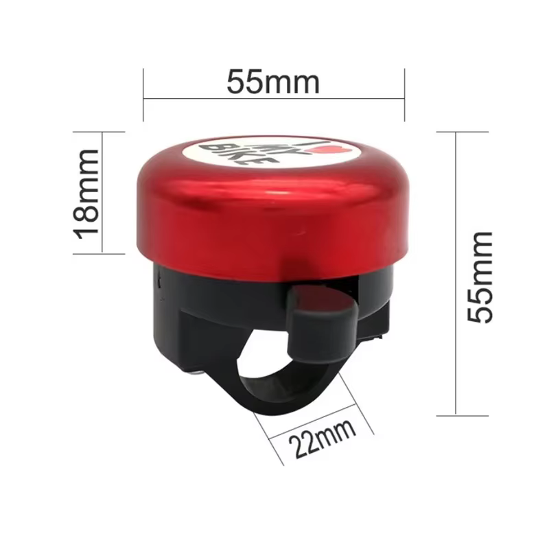 Sonnette de guidon de vélo pour enfants, alarme sonore forte, mini klaxon de vélo, cloches de vélo, 
