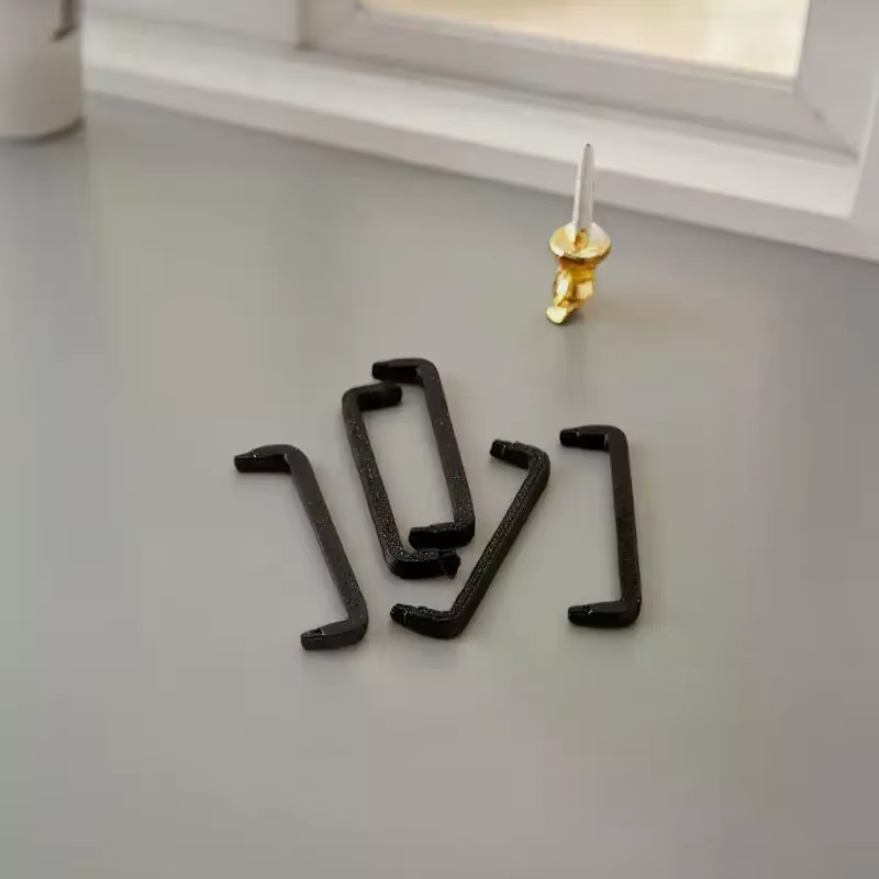 Accessoires de poignée de jouet Miniature: meubles de maison de poupée 1:12 20 pièces pour maison mo