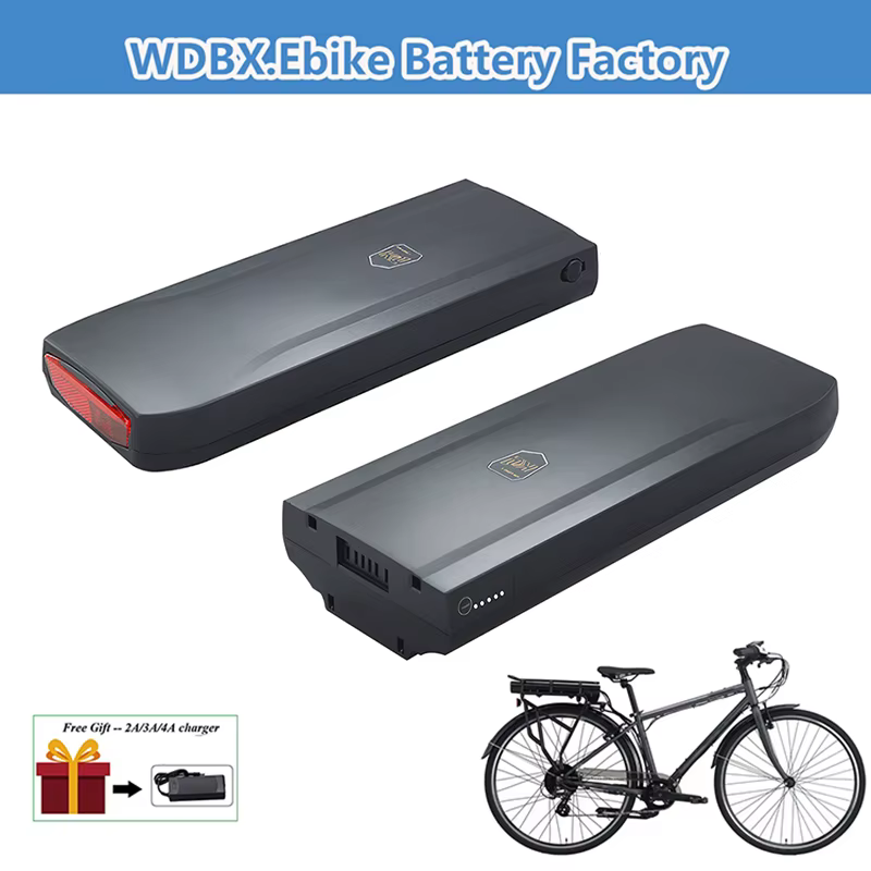 Batterie de vélo électrique Phylion pour porte-bagages arrière 36V 10.4Ah 13Ah 15Ah 17.5Ah 21Ah E-bi