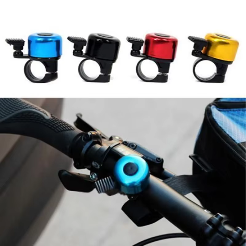 Sonnette de guidon de vélo pour enfants, alarme sonore forte, mini klaxon de vélo, cloches de vélo, 