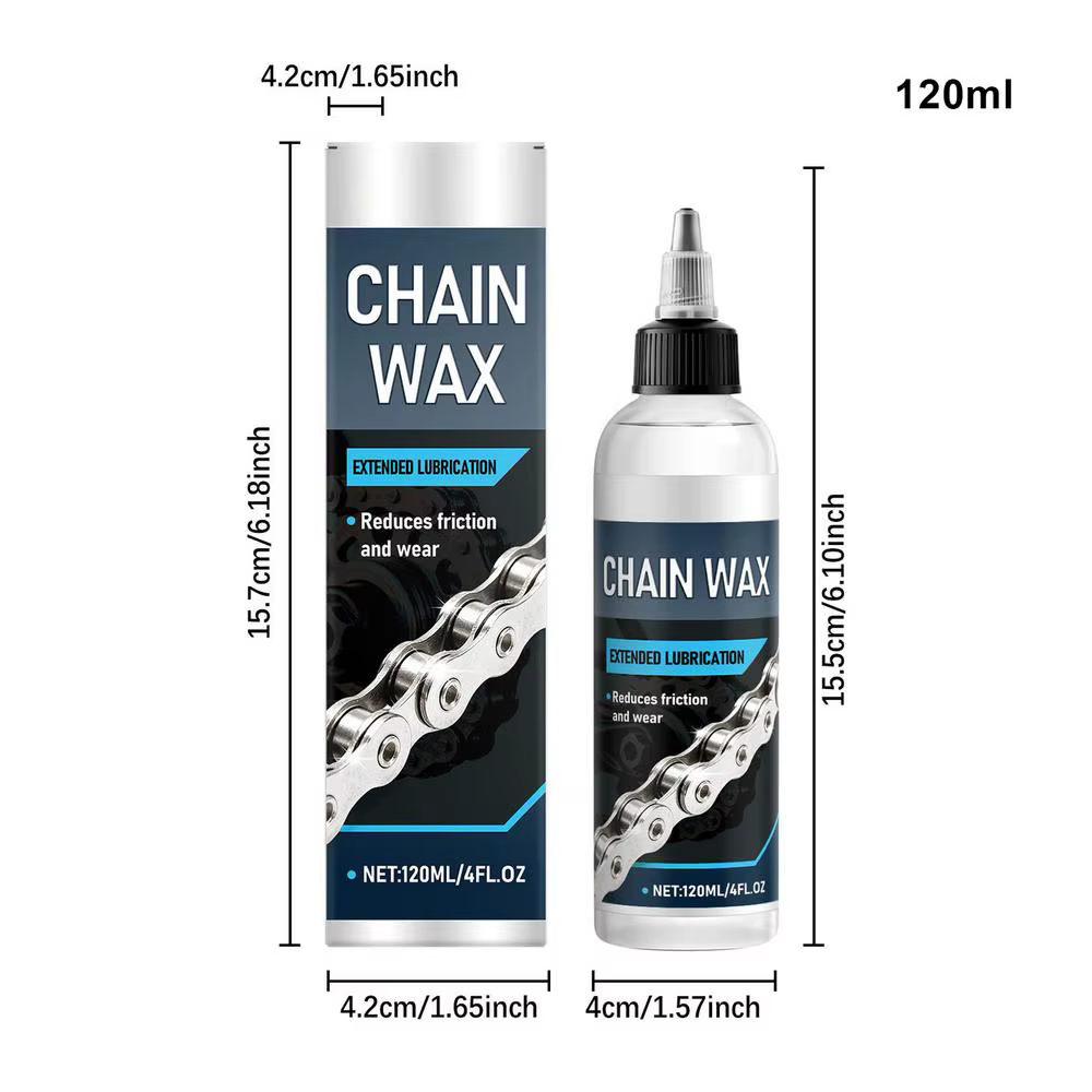 Lubrifiant sec pour chaîne de vélo, 1/2/3 pièces, 120ml, lubrifiant ciré longue durée pour vélos de