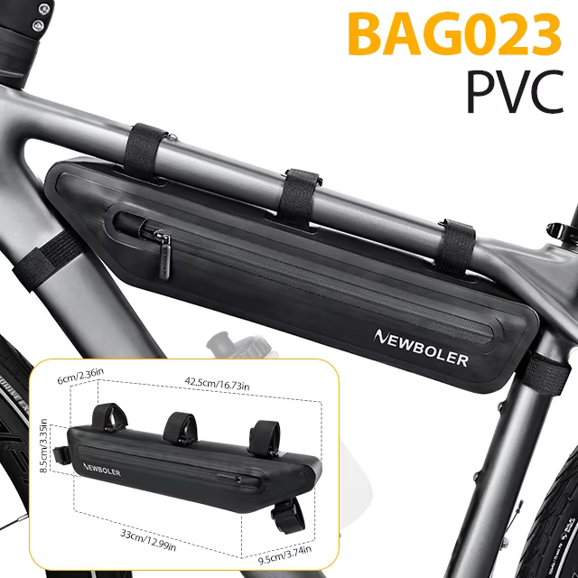 NEWBOLER 2L sac de vélo cadre Portable Tube avant sac de cyclisme vtt route vélo sacoche grande capa