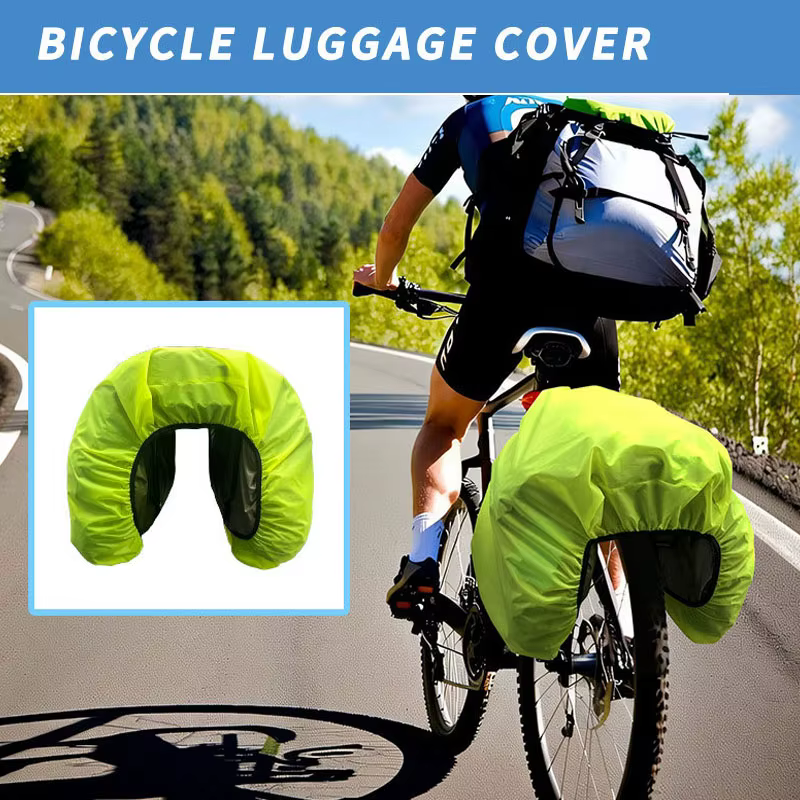 Housse de pluie pour vélo, sac de support de vélo, housse de pluie pour siège arrière de vélo, houss