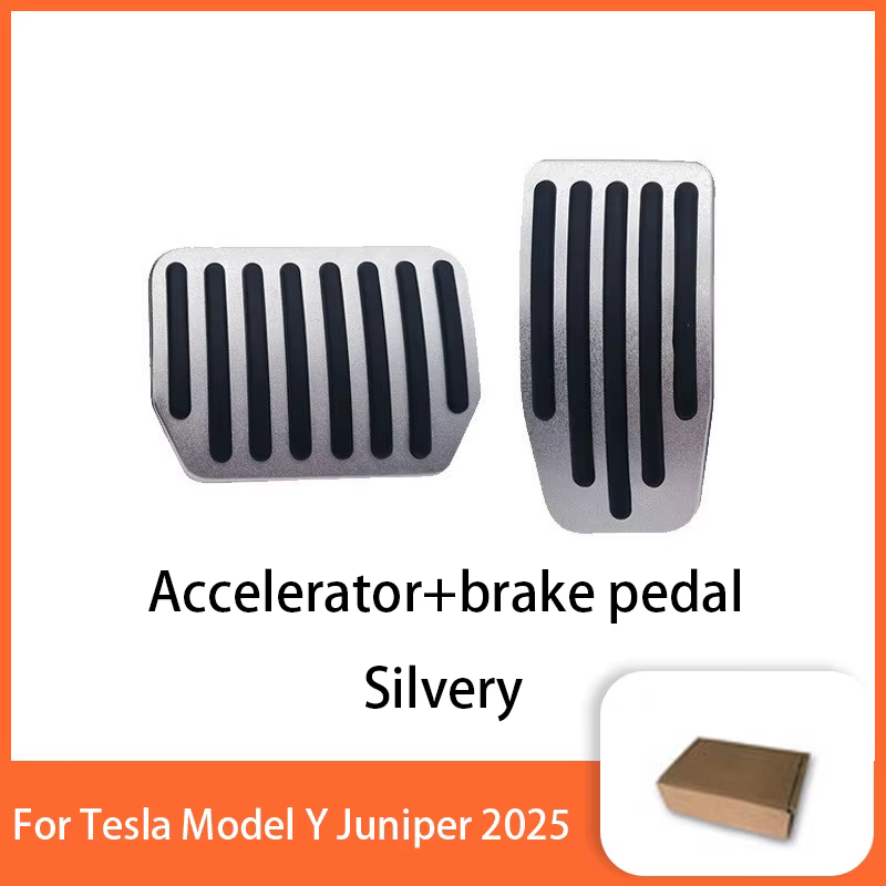 Pour Tesla Model Y L/Y Juniper 2026 : Nouveaux tapis de pédalier antidérapants en aluminium pour acc